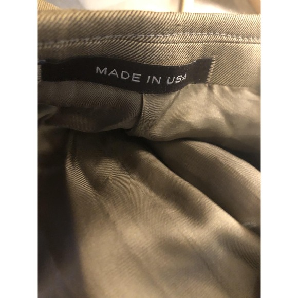 Joseph Abboud Suit Jacket Mens 44L Beige Wool Loro Piana Super 120s 2 Button USA - Picture 7 of 12